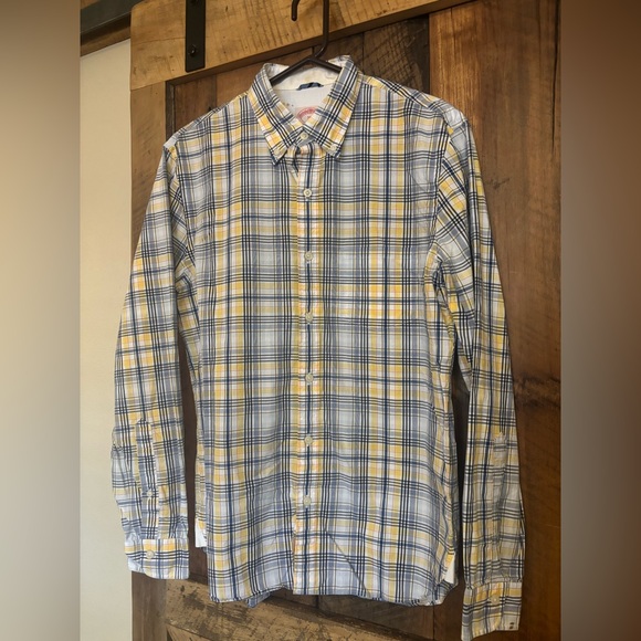 Brooks Brothers Other - Brooks Brothers Yellow and Blue Checkered Men's Shirt - size Medium